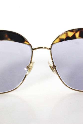 Miu Miu SMU 53Q Tortoise Shell Rectangle Sunglasses $330 New In Case Sunglasses Offers In america
